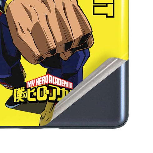 My Hero Academia All Might Season 5 Galaxy S20 Fan Edition Skin